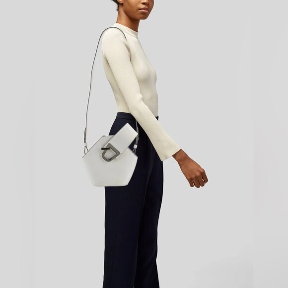 Danse Lente Mini Johnny Bucket Bag - Bianco - Picture 2 of 15